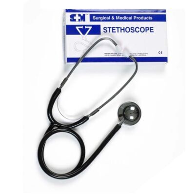 Stethoscope Nurses Black Dual Head